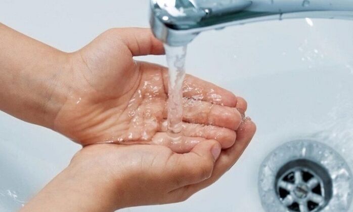 hand washing as a prevention of parasite infestation